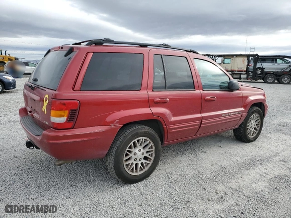 2004 Jeep Grand Cherokee Limited with VIN 1J8GW58N84C257060, listed as a Copart auction lot 43239715 with 113,541 mi miles and Salvage Title. Bid and sale history available at carsss.com. Image 3.