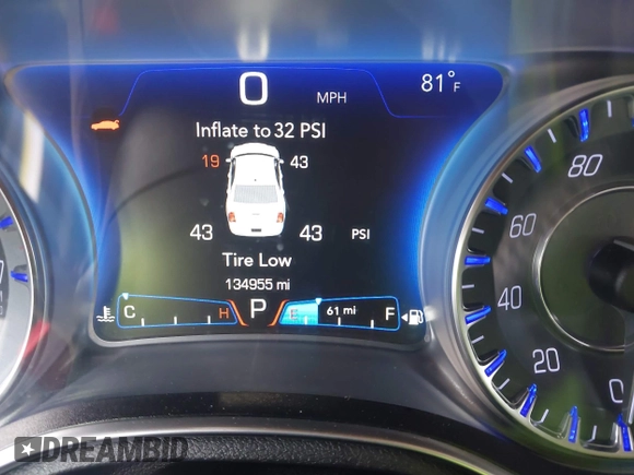2016 Chrysler 300 Anniversary Edition with VIN 2C3CCAAG7GH135704, listed as a IAAI auction lot 42166589 with 134,955 mi miles and . Bid and sale history available at DreamBid. Image 7.