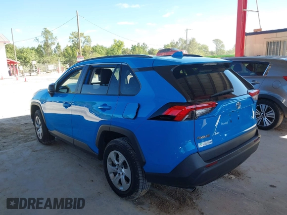 2020 Toyota RAV4 LE with VIN 2T3H1RFV4LC050232, listed as a IAAI auction lot 41665221 with 54,172 mi miles. Bid and sale history available at carsss.com. Image 3.