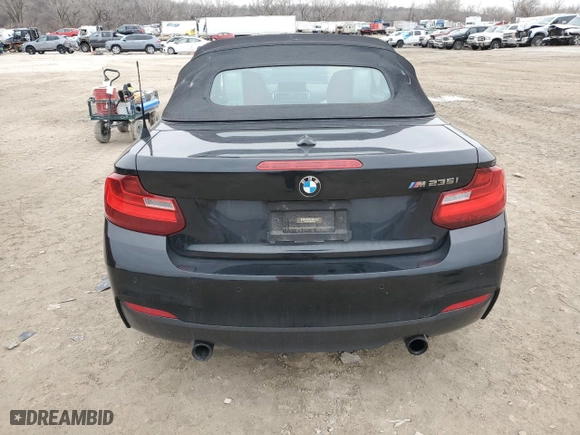 2015 BMW 2 Series M235i with VIN WBA1M1C5XFV393133, listed as a Copart auction lot 43073145 with 96,831 mi miles and Salvage Title. Bid and sale history available at carsss.com. Image 6.