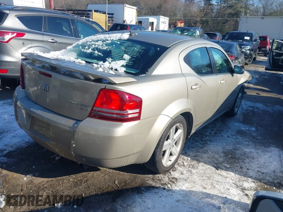 2009 Dodge Avenger SXT with VIN 1B3LC56D39N546448, listed as a IAAI auction lot 41364157 with 161,687 mi miles and . Bid and sale history available at DreamBid. Image 4.