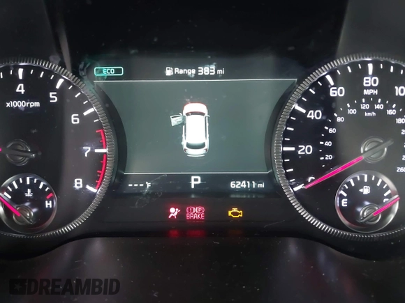 2021 Kia Telluride SX with VIN 5XYP54HC8MG127732, listed as a IAAI auction lot 42106546 with 62,411 mi miles and . Bid and sale history available at DreamBid. Image 16.