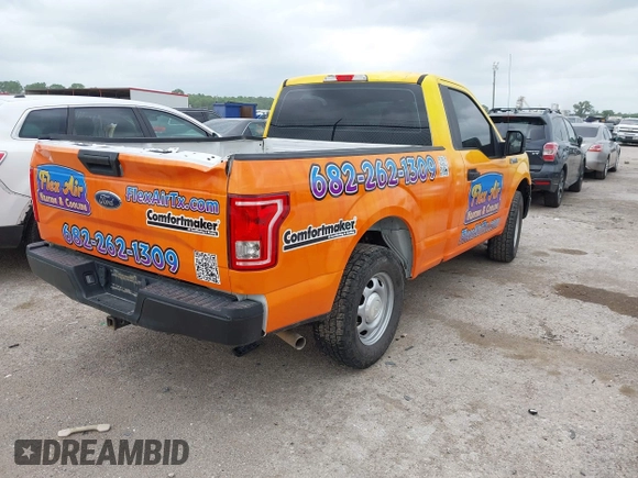 2016 Ford F-150 XL with VIN 1FTMF1C85GFA89028, listed as a IAAI auction lot 42118013 with 146,449 mi miles and . Bid and sale history available at DreamBid. Image 4.
