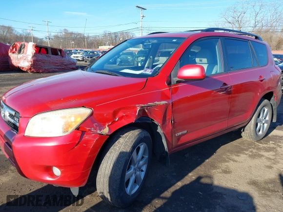 2007 Toyota RAV4 Limited with VIN JTMBK31V076027687, listed as a IAAI auction lot 41592704 with 247,113 mi miles. Bid and sale history available at carsss.com. Image 6.