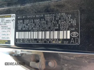 2007 Toyota Corolla CE with VIN 2T1BR32E77C753730, listed as a IAAI auction lot 42154237 with 211,458 mi miles and . Bid and sale history available at DreamBid. Image 9.