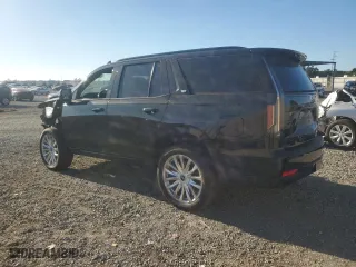 2021 Cadillac Escalade Luxury with VIN 1GYS3AKL5MR381725, listed as a Copart auction lot 79143154 with 104,404 mi miles and Salvage Title. Bid and sale history available at carsss.com. Image 2.