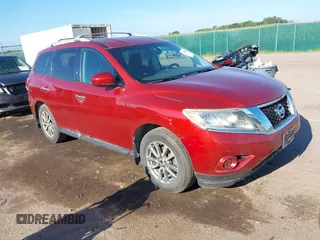 2014 Nissan Pathfinder SL z VIN 5N1AR2MN4EC637843, wystawiony jako IAAI lot #42706403 z przebiegiem 155 207 mil mil oraz . Historia ofert i sprzedaży dostępna na DreamBid. Obrazek 1.