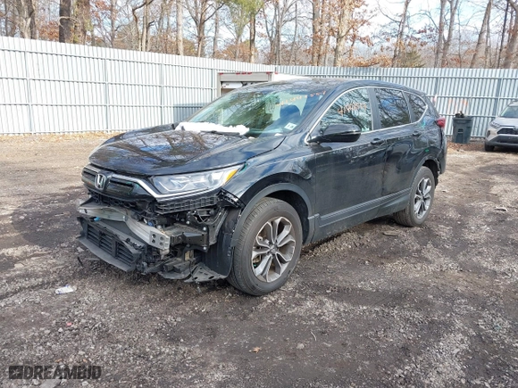2021 Honda CR-V EX with VIN 2HKRW2H54MH612325, listed as a IAAI auction lot 41442557 with 25,601 mi miles. Bid and sale history available at carsss.com. Image 17.
