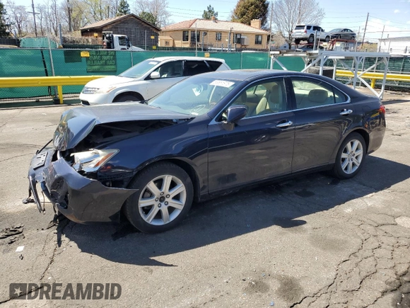 2009 Lexus ES 350 with VIN JTHBJ46G792317484, listed as a Copart auction lot 53651875 with 206,827 mi miles and Salvage Title. Bid and sale history available at carsss.com. Image 1.