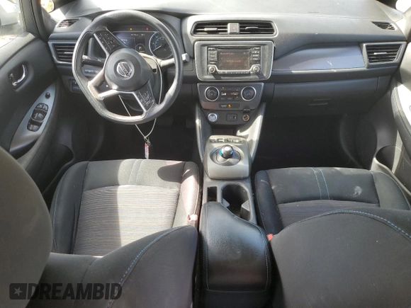 2019 Nissan LEAF SV with VIN 1N4AZ1CP4KC301595, listed as a Copart auction lot 57105005 with 70,589 mi miles and Salvage title. Bid and sale history available at DreamBid. Image 8.