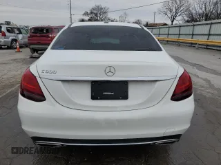 2021 Mercedes-Benz C 300 with VIN W1KWF8DBXMR647273, listed as a Copart auction lot 45994005 with 47,550 mi miles and Salvage Title. Bid and sale history available at DreamBid. Image 6.
