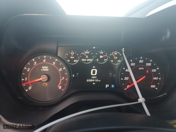 2016 Chevrolet Camaro 2LT with VIN 1G1FD1RS5G0140072, listed as a Copart auction lot 52718205 with 228,412 mi miles and Clean Title. Bid and sale history available at carsss.com. Image 9.