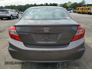 2012 Honda Civic LX z VIN 19XFB2F55CE109410, wystawiony jako Copart lot #74462994 z przebiegiem Nie podano mil oraz Szkoda całkowita • Salvage title. Historia ofert i sprzedaży dostępna na DreamBid. Obrazek 6.