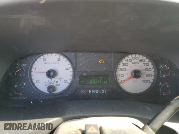 2006 Ford F-250 XL with VIN 1FTSW21P76EC57862, listed as a Copart auction lot 62905515 with 218,060 mi miles and Salvage title. Bid and sale history available at DreamBid. Image 9.