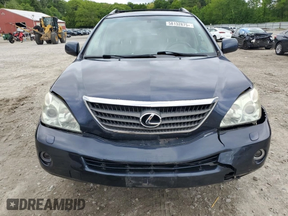 2006 Lexus RX 400h with VIN JTJHW31U462004213, listed as a Copart auction lot 58132875 with 202,326 mi miles and Salvage title. Bid and sale history available at DreamBid. Image 5.