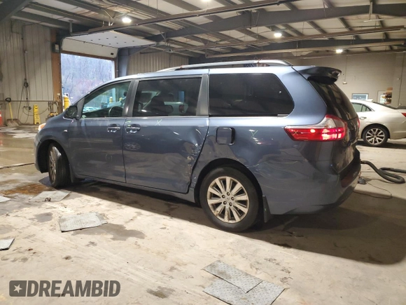 2016 Toyota Sienna LE with VIN 5TDJK3DC1GS130722, listed as a Copart auction lot 80244024 with 129,602 mi miles and Salvage Title. Bid and sale history available at carsss.com. Image 2.