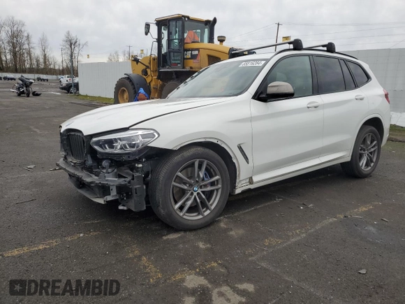 2020 BMW X3 M40i with VIN 5UXTY9C03L9C81167, listed as a Copart auction lot 85816284 with 42,211 mi miles and Salvage Title. Bid and sale history available at DreamBid. Image 1.