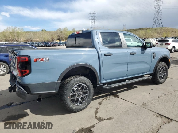 2024 Ford Ranger XLT with VIN 1FTER4HP9RLE70429, listed as a Copart auction lot 54852845 with 3,792 mi miles and Salvage title. Bid and sale history available at DreamBid. Image 3.