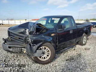 2007 Ford F-150 XL with VIN 1FTRF12207NA82271, listed as a Copart auction lot 73581964 with 143,932 mi miles and Salvage Title. Bid and sale history available at carsss.com. Image 1.