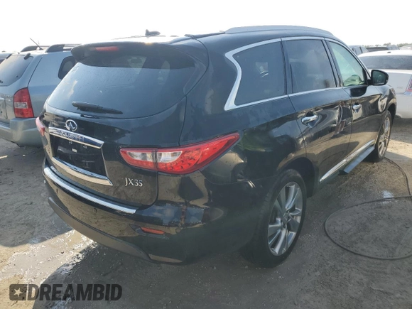 2013 Infiniti JX35 with VIN 5N1AL0MM9DC352745, listed as a Copart auction lot 74570944 with 0 mi miles and Non Repairable. Bid and sale history available at carsss.com. Image 3.