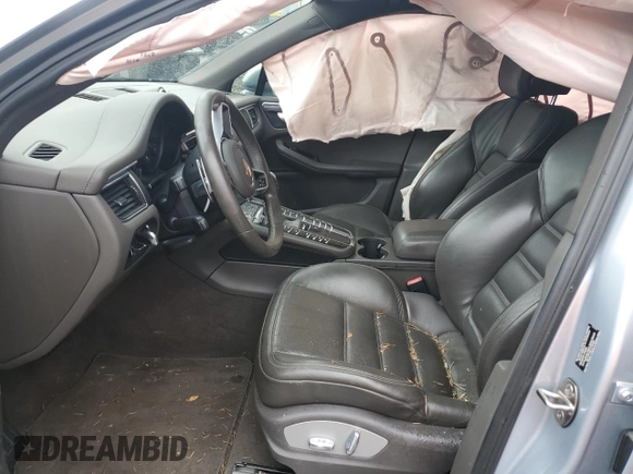 2017 Porsche Macan GTS with VIN WP1AG2A59HLB50414, listed as a Copart auction lot 46910995 with Not Provided miles and Salvage Title. Bid and sale history available at carsss.com. Image 7.