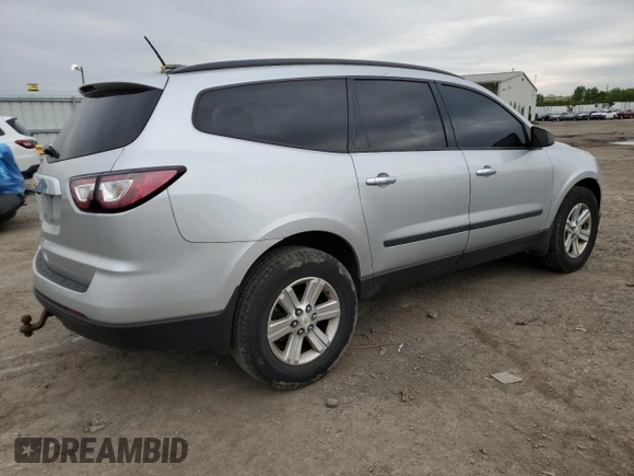2017 Chevrolet Traverse LS with VIN 1GNKRFKD6HJ273538, listed as a Copart auction lot 57813645 with 126,396 mi miles and Non repairable. Bid and sale history available at DreamBid. Image 3.