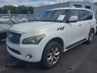 2012 Infiniti QX56 7-passenger with VIN JN8AZ2NF2C9519509, listed as a IAAI auction lot 42191986 with 190,131 mi miles and . Bid and sale history available at DreamBid. Image 17.