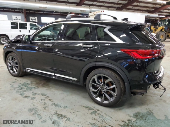 2023 Infiniti QX50 SENSORY with VIN 3PCAJ5EB9PF124126, listed as a Copart auction lot 39588054 with 4,264 mi miles. Bid and sale history available at carsss.com. Image 2.