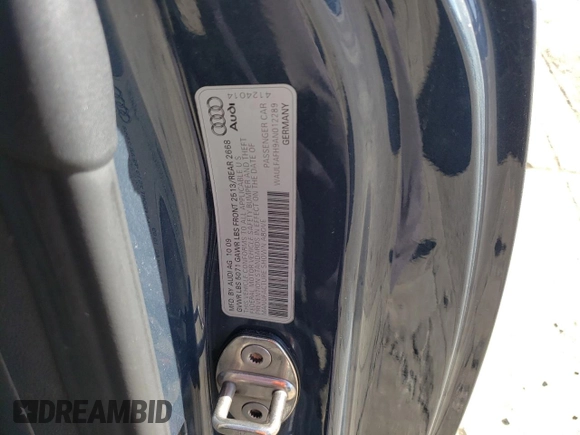2010 Audi A5 Premium Plus z VIN WAULFAFH9AN012289, wystawiony jako Copart lot #78282564 z przebiegiem 130 844 mil mil oraz Szkoda całkowita • Salvage title. Historia ofert i sprzedaży dostępna na DreamBid. Obrazek 14.