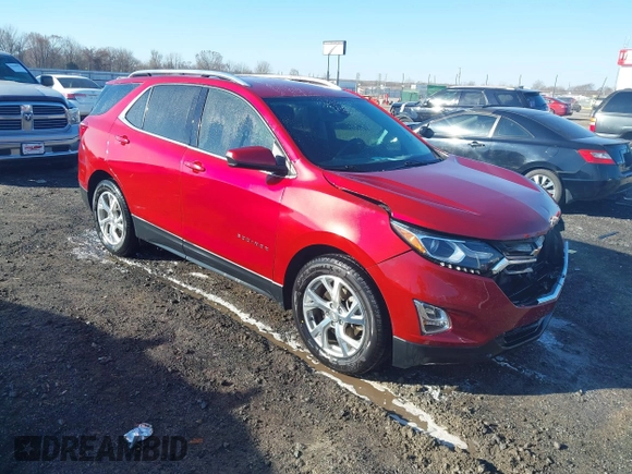2020 Chevrolet Equinox LT with VIN 3GNAXLEX4LS627327, listed as a IAAI auction lot 41632204 with 93,549 mi miles. Bid and sale history available at carsss.com. Image 1.