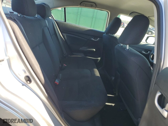 2013 Honda Civic Sdn LX with VIN 2HGFB2F56DH601502, listed as a Copart auction lot 45399845 with 31,092 mi miles and Salvage Title. Bid and sale history available at carsss.com. Image 10.
