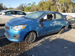 2018 Mitsubishi Mirage G4 ES with VIN ML32F3FJ1JHF11315, listed as a Copart auction lot 48782655 with 76,608 mi miles and Salvage Title. Bid and sale history available at carsss.com. Image 1.