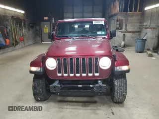 2021 Jeep Wrangler Unlimited Sahara z VIN 1C4HJXEGXMW758252, wystawiony jako Copart lot #50489015 z przebiegiem 38 388 mil mil oraz Szkoda całkowita • Salvage title. Historia ofert i sprzedaży dostępna na DreamBid. Obrazek 5.