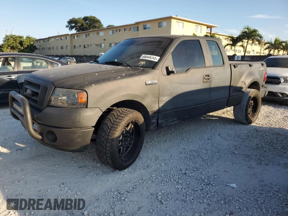 2007 Ford F-150 STX with VIN 1FTRX02W77KC44019, listed as a Copart auction lot 88049245 with 264,310 mi miles and Salvage Title. Bid and sale history available at carsss.com. Image 1.
