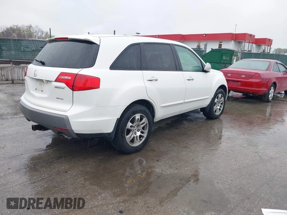 2008 Acura MDX Tech/Pwr Tail Gate with VIN 2HNYD28698H543683, listed as a IAAI auction lot 42025663 with 142,931 mi miles. Bid and sale history available at carsss.com. Image 4.