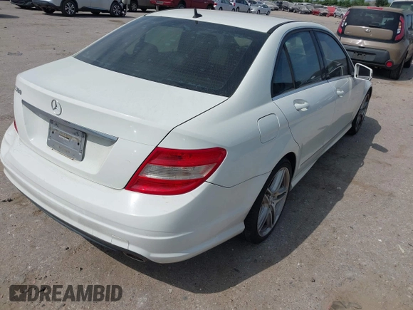 2010 Mercedes-Benz C-Class C 300 Sport with VIN WDDGF5EB1AR086684, listed as a IAAI auction lot 42064398 with 206,659 mi miles. Bid and sale history available at carsss.com. Image 4.