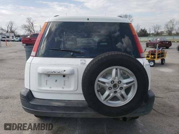 1999 Honda CR-V EX with VIN JHLRD1868XC017277, listed as a Copart auction lot 50507545 with 323,379 mi miles and Salvage Title. Bid and sale history available at carsss.com. Image 6.
