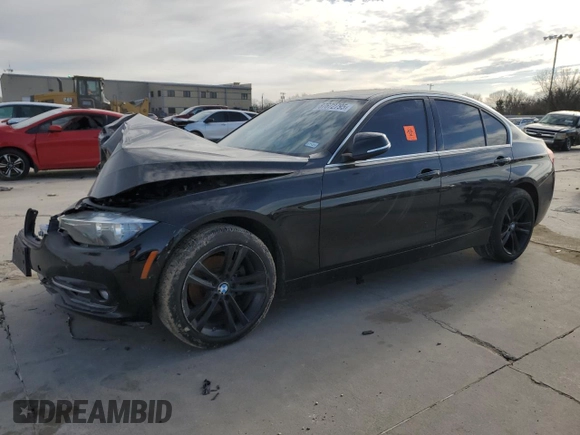 2017 BMW 3 Series 330i with VIN WBA8B9C54HK676408, listed as a Copart auction lot 87672795 with Not Provided miles and Salvage Title. Bid and sale history available at carsss.com. Image 1.