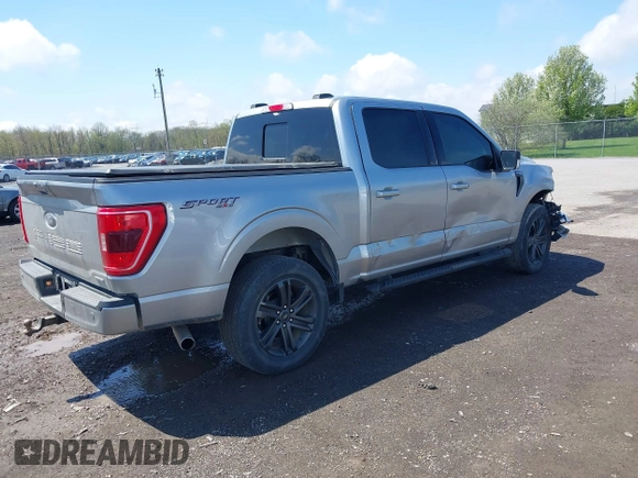 2022 Ford F-150 XL z VIN 1FTEW1EP9NFA65479, wystawiony jako IAAI lot #42165173 z przebiegiem 36 579 mil mil oraz . Historia ofert i sprzedaży dostępna na DreamBid. Obrazek 4.