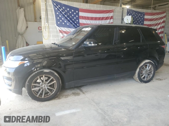 2017 Land Rover Range Rover Sport SE with VIN SALWG2FK2HA667984, listed as a Copart auction lot 53991285 with 107,205 mi miles and Salvage Title. Bid and sale history available at DreamBid. Image 1.