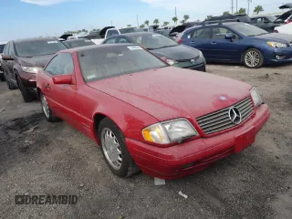 1997 Mercedes-Benz SL-Class with VIN WDBFA63F1VF144556, listed as a Copart auction lot 74490744 with 0 mi miles and Salvage Title. Bid and sale history available at carsss.com. Image 4.