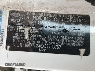 2013 Kia Soul + with VIN KNDJT2A6XD7765787, listed as a Copart auction lot 82016494 with 179,968 mi miles and Non Repairable. Bid and sale history available at carsss.com. Image 12.