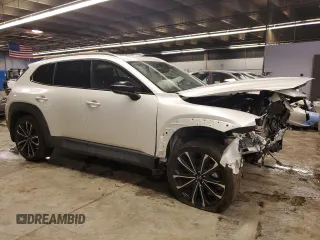 2023 Mazda CX-50 2.5 Turbo Premium Plus Package with VIN 7MMVABEY3PN117386, listed as a Copart auction lot 87626305 with 15,389 mi miles and Salvage Title. Bid and sale history available at carsss.com. Image 4.