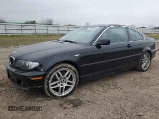 2004 BMW 3 Series 330Ci with VIN WBABD53424PL11500, listed as a Copart auction lot 45587345 with 204,190 mi miles and Salvage title. Bid and sale history available at DreamBid. Image 1.