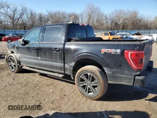 2022 Ford F-150 XL with VIN 1FTFW1E50NKF04983, listed as a Copart auction lot 44717125 with 48,642 mi miles and Salvage Title. Bid and sale history available at carsss.com. Image 2.