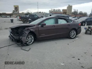 2019 Ford Fusion Hybrid SE with VIN 3FA6P0LU8KR174492, listed as a Copart auction lot 46231385 with 56,888 mi miles and Salvage Title. Bid and sale history available at carsss.com. Image 1.