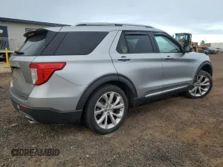 2022 Ford Explorer Platinum with VIN 1FM5K8HW2NNA11076, listed as a Copart auction lot 87486124 with 13,529 mi miles and Salvage Title. Bid and sale history available at carsss.com. Image 3.