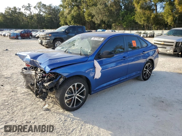 2022 Volkswagen Jetta Sport with VIN 3VWBM7BU1NM032298, listed as a Copart auction lot 85263704 with 32,327 mi miles and Non repairable. Bid and sale history available at DreamBid. Image 1.