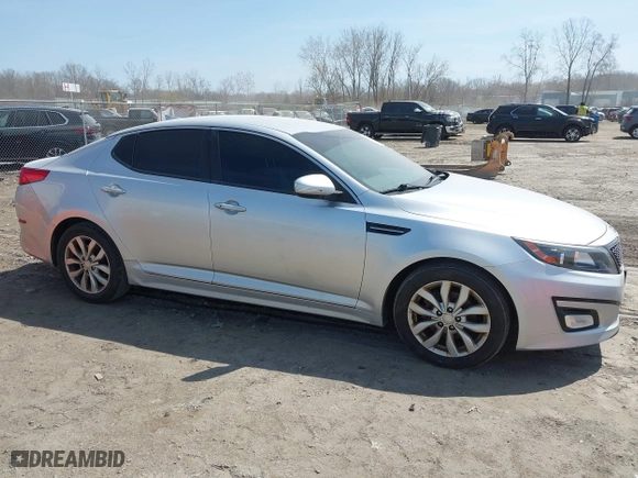 2015 Kia Optima EX with VIN 5XXGN4A7XFG423632, listed as a IAAI auction lot 42046548 with 190,941 mi miles. Bid and sale history available at carsss.com. Image 13.