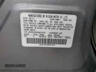 2012 Infiniti M37 with VIN JN1BY1AP0CM331616, listed as a Copart auction lot 80038414 with 148,145 mi miles and Salvage Title. Bid and sale history available at carsss.com. Image 14.